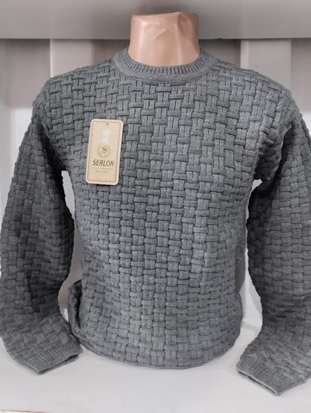 Свитер Panda (M-XL) 1426 grey (зима)