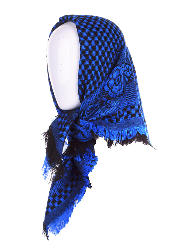 Платок Shawls (78*78) P304 blue (деми)