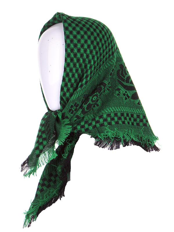 Платок Shawls (78*78) P306 green (деми)