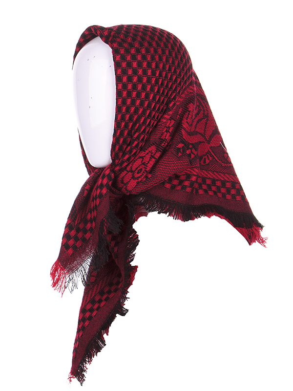 Платок Shawls (78*78) P310 wine (деми)