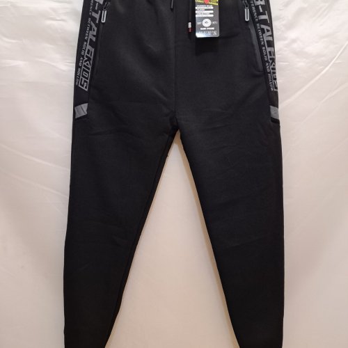 Штаны спорт Giang (M-3XL) 7122 black (зима) Giang 7122 black