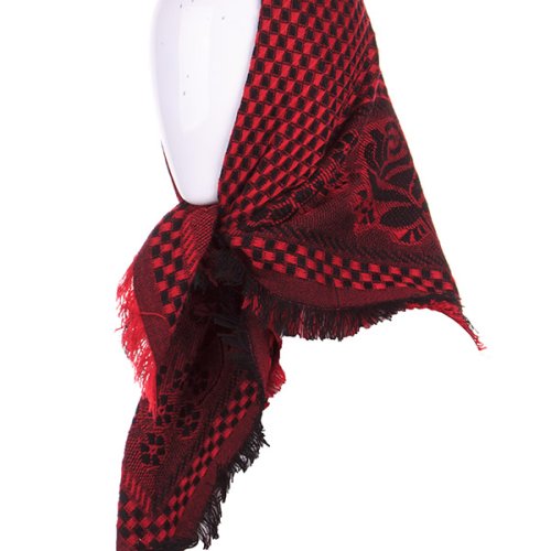 Платок Shawls (78*78) P303 red (деми) Shawls P303 red