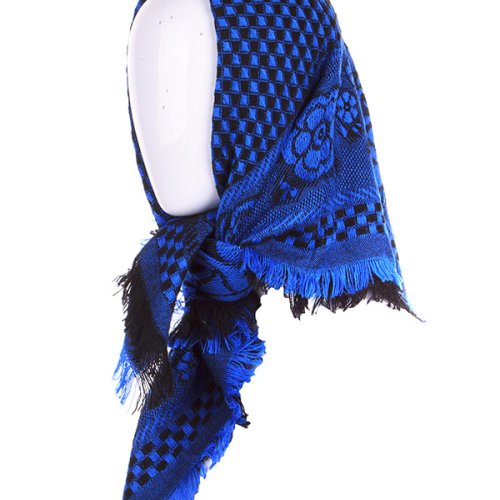 Платок Shawls (78*78) P304 blue (деми) Shawls P304 blue