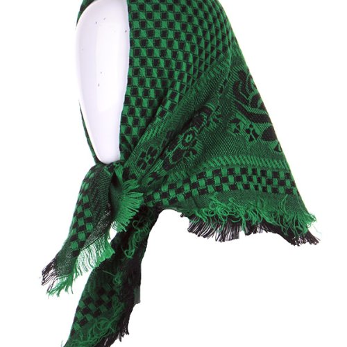 Платок Shawls (78*78) P306 green (деми) Shawls P306 green