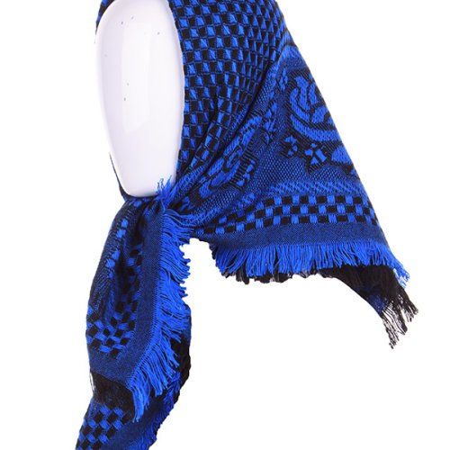 Платок Shawls (78*78) P309 blue (деми) Shawls P309 blue