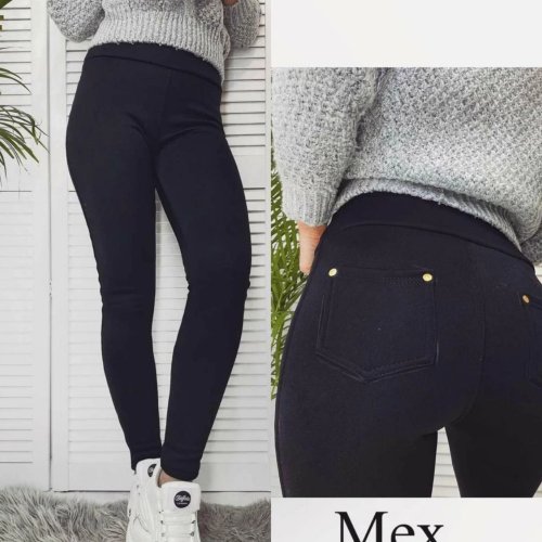 Лосины Sport style (S-XL) 131 black (зима) Sport style 131 black