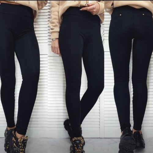 Лосины Sport style (S-XL) 731 black (зима) Sport style 731 black