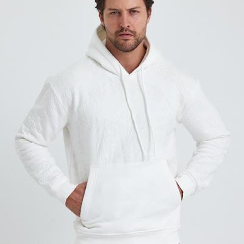 Худи 2BRO (S-2XL) BR438 white (зима) 2BRO BR438 white