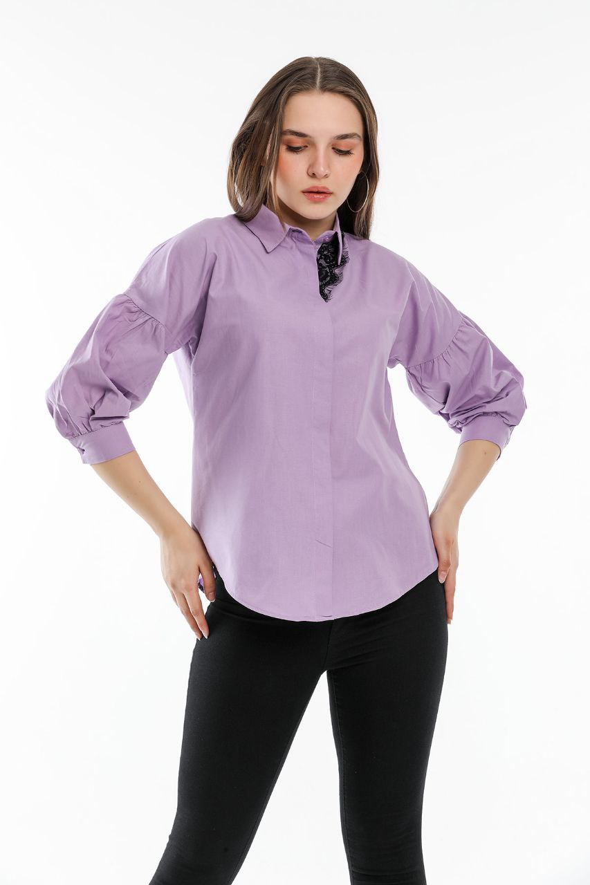 Рубашка Shipi (S-XL) 2808 lilac (деми)