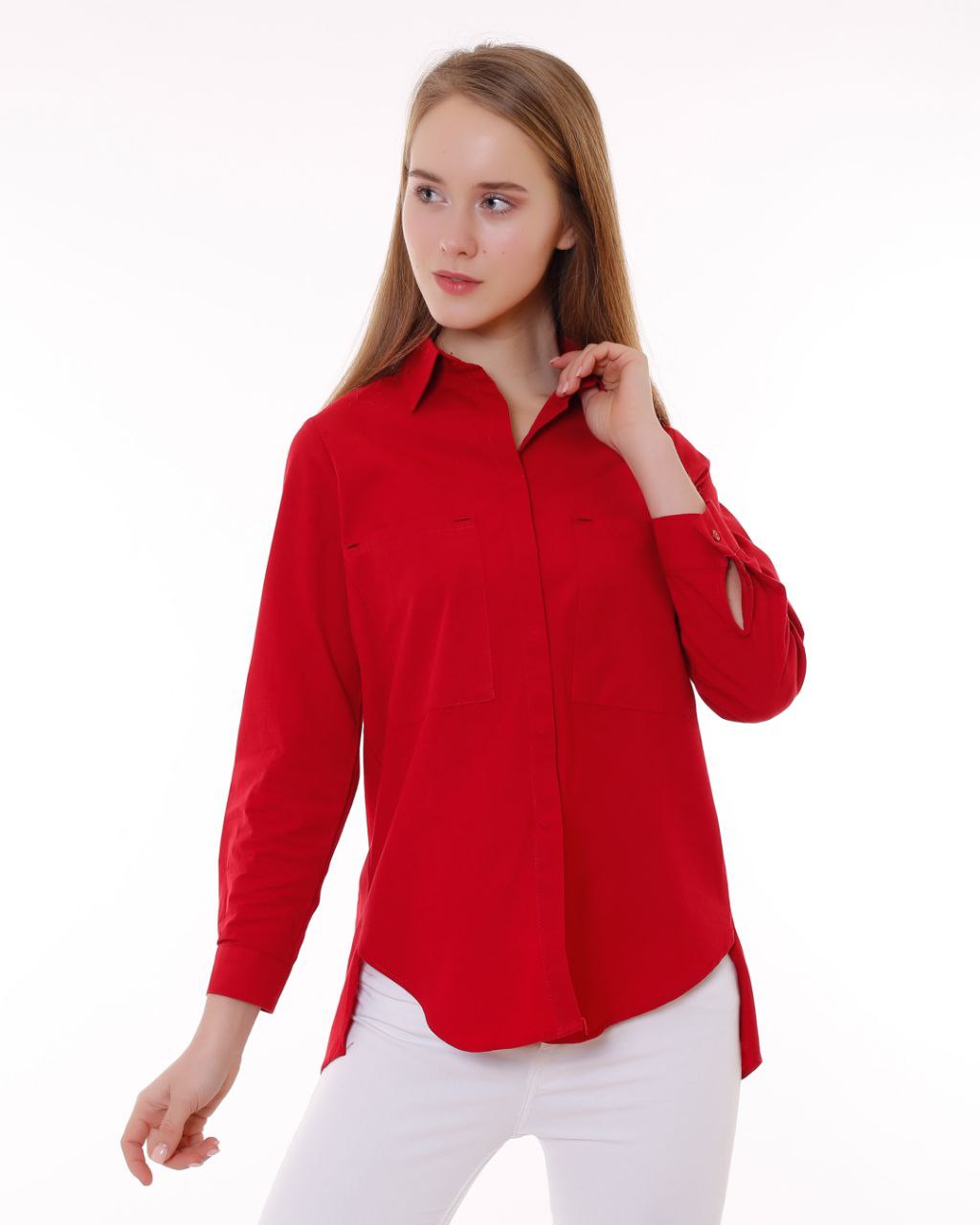 Рубашка Shipi (S-XL) 3030 red (деми)