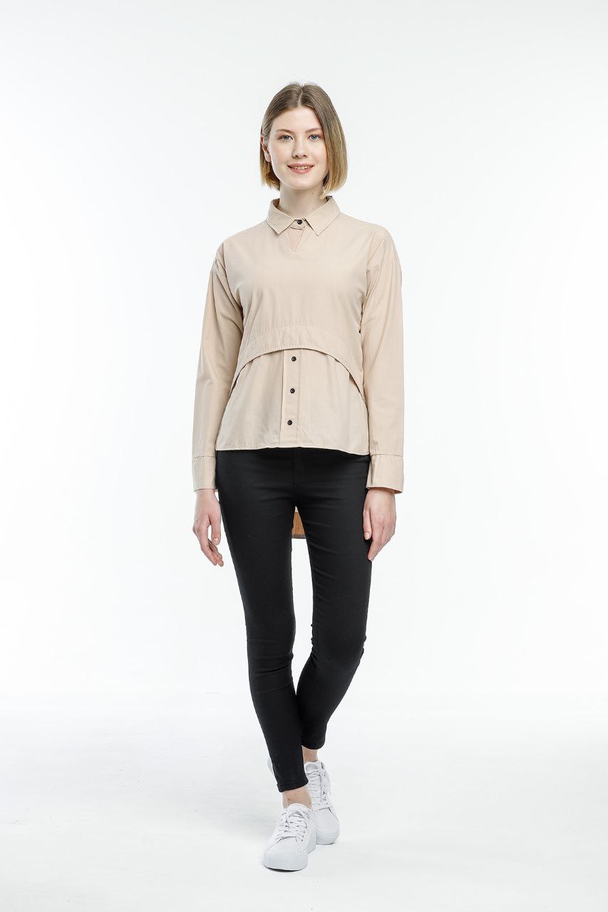 Рубашка Shipi (S-XL) 3054 beige (деми)