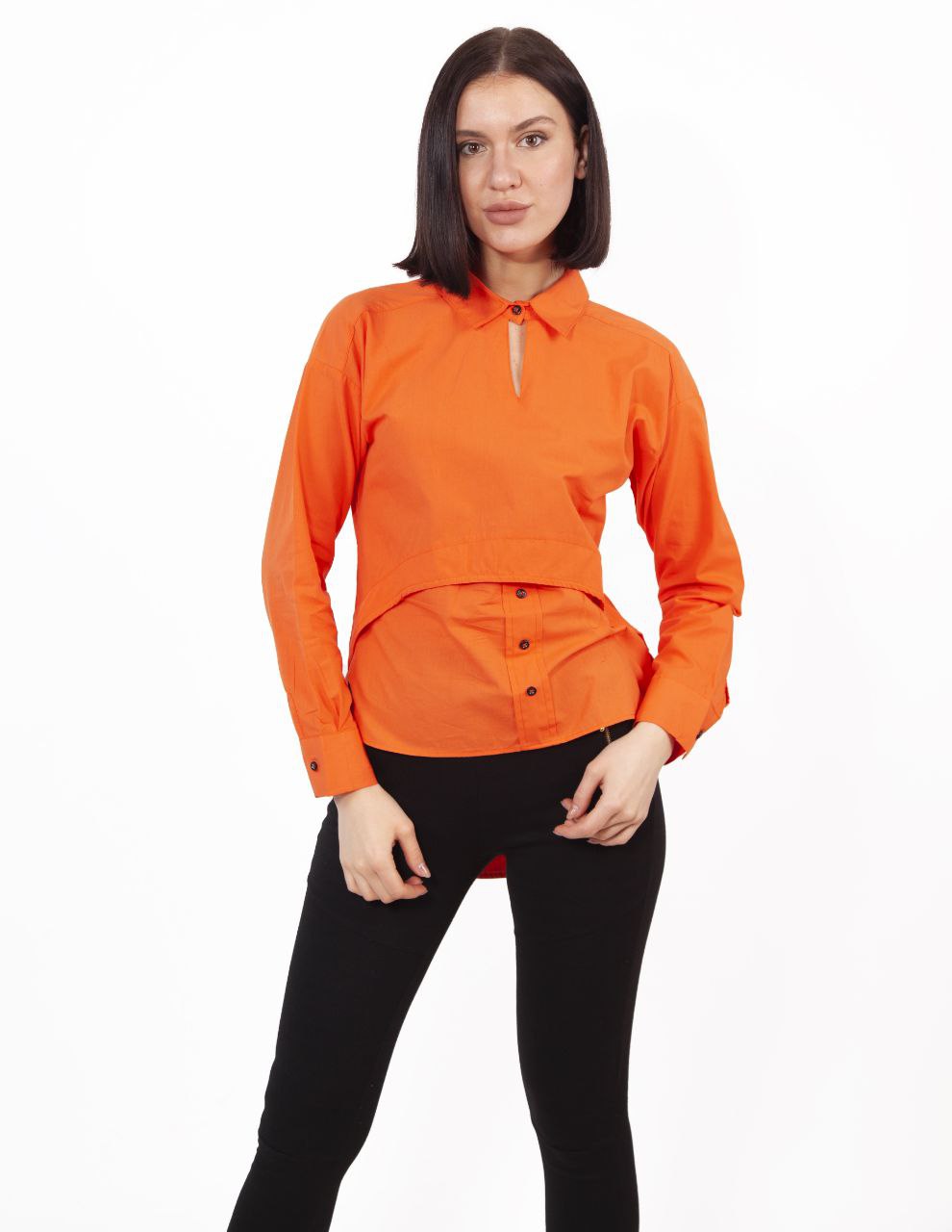 Рубашка Shipi (S-XL) 3054 orange (деми)