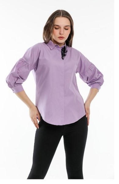 Рубашка Shipi (S-XL) 2208 lilac (деми)