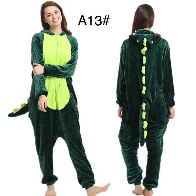 Кигуруми Brilliant (S-XL) A13 green (зима)