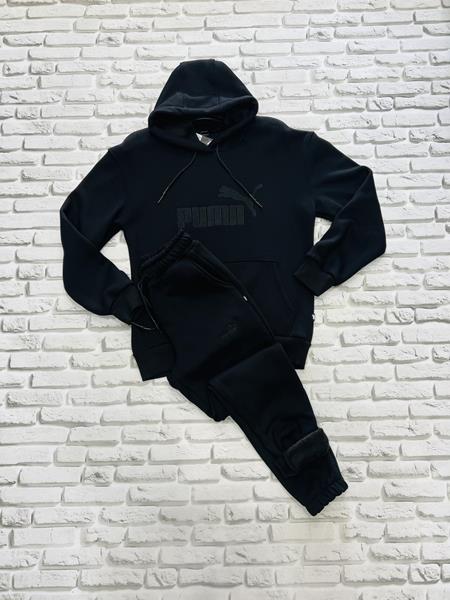 Костюм спорт Yulichka (M-3XL) 3788P black (зима)