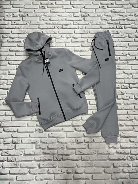 Костюм спорт Yulichka (M-3XL) F3009PM grey (зима)