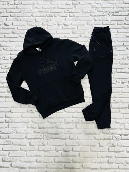 Костюм спорт Yulichka (M-3XL) F35-3788MP black (зима)