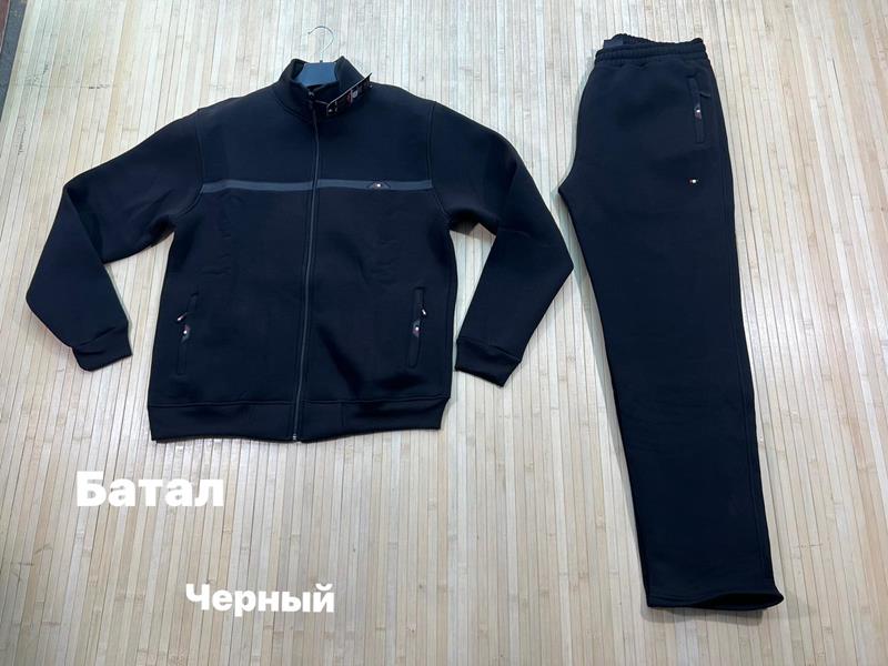 Костюм спорт Navas (3XL-6XL) NV155 black (зима)