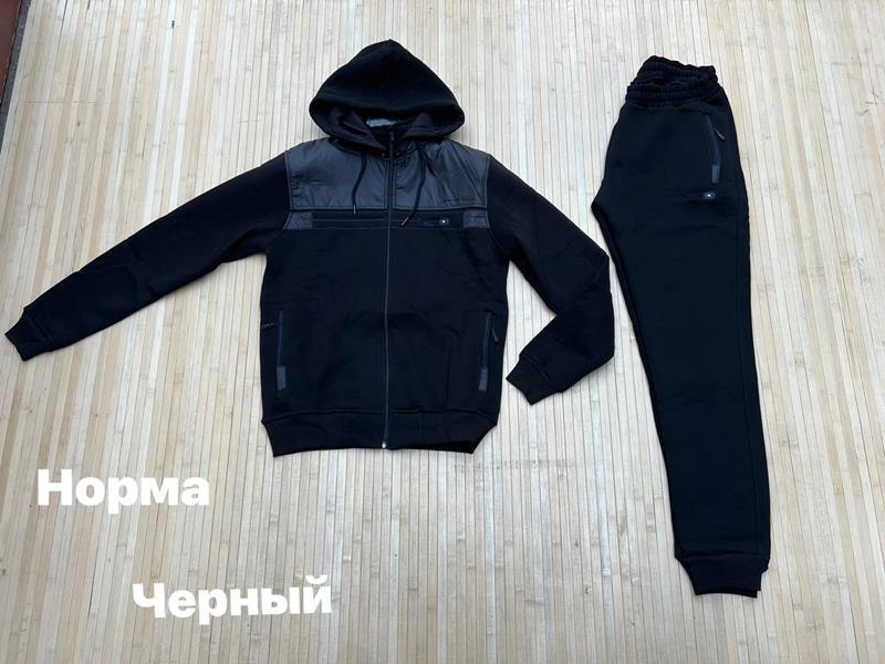 Костюм спорт Navas (M-2XL) NV164 black (зима)