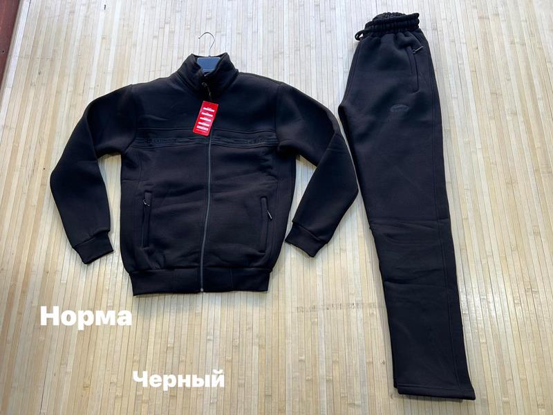 Костюм спорт Navas (M-3XL) NV173 black (зима)