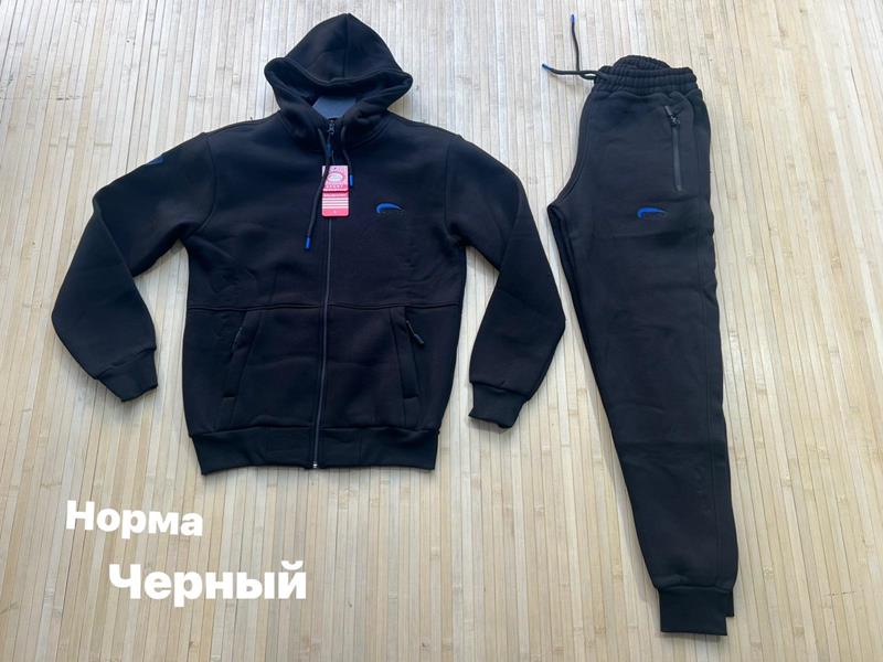 Костюм спорт Navas (M-3XL) NV175 black (зима)