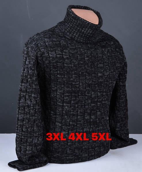 Свитер Vip Stendo (3XL-5XL) 98379-1 black (зима)