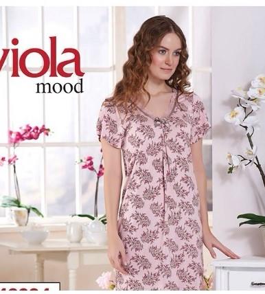 Ночнушка Vehuiah (3XL-5XL) 6100 pink (лето)