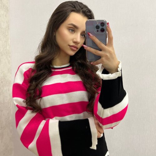 Свитер Shipi (44-48) 2375 white-pink (зима) Shipi 2375 white-pink