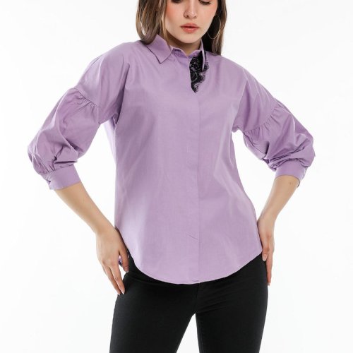 Рубашка Shipi (S-XL) 2808 lilac (деми) Shipi 2808 lilac