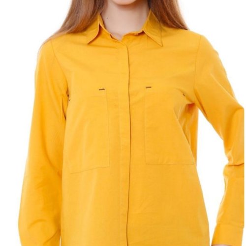 Рубашка Shipi (S-XL) 3030 yellow (деми) Shipi 3030 yellow