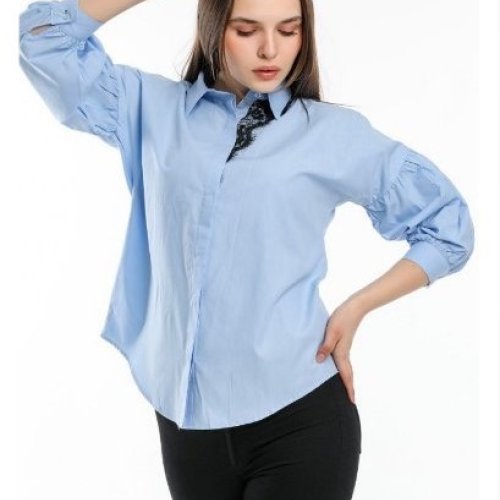 Рубашка Shipi (S-XL) 2208 l.blue (деми) Shipi 2208 l.blue