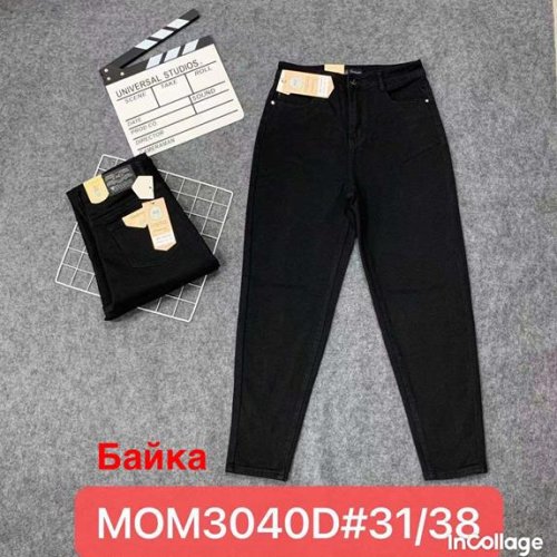 Джинсы Vindassion (31-38) 3040D black (зима) Vindassion 3040D black