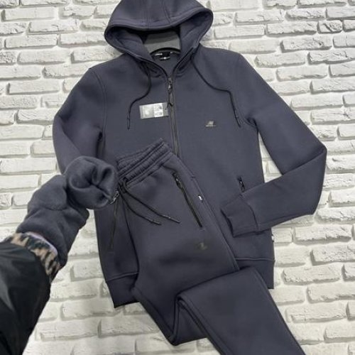 Костюм спорт Yulichka (M-3XL) F3009NB navy (зима) Yulichka F3009NB navy