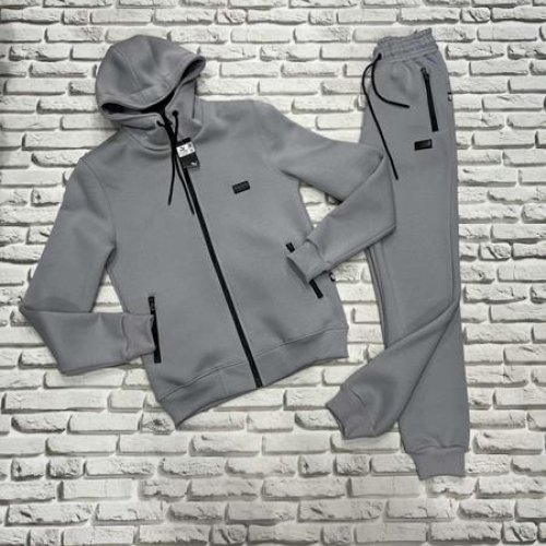 Костюм спорт Yulichka (M-3XL) F3009PM grey (зима) Yulichka F3009PM grey