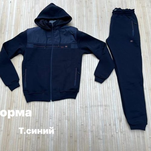 Костюм спорт Navas (M-2XL) NV165 navy (зима) Navas NV165 navy