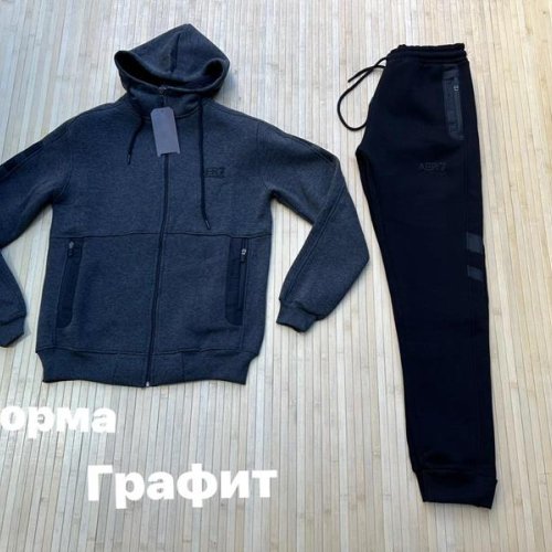 Костюм спорт Navas (M-2XL) NV168 grey (зима) Navas NV168 grey