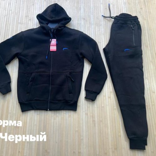 Костюм спорт Navas (M-3XL) NV175 black (зима) Navas NV175 black