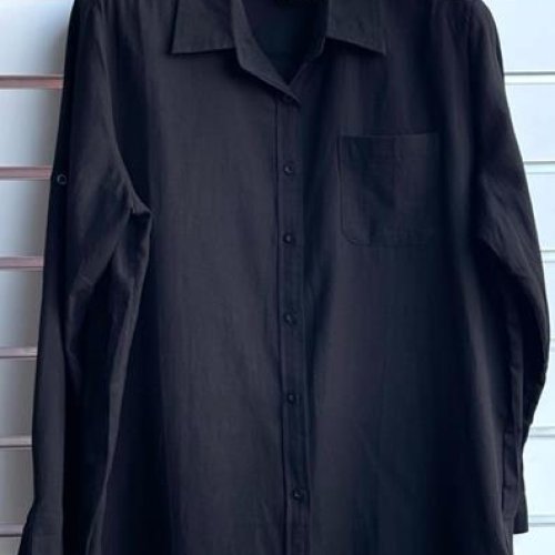 Рубашка BASE (4XL-7XL) C3102+ black (деми) BASE C3102+ black