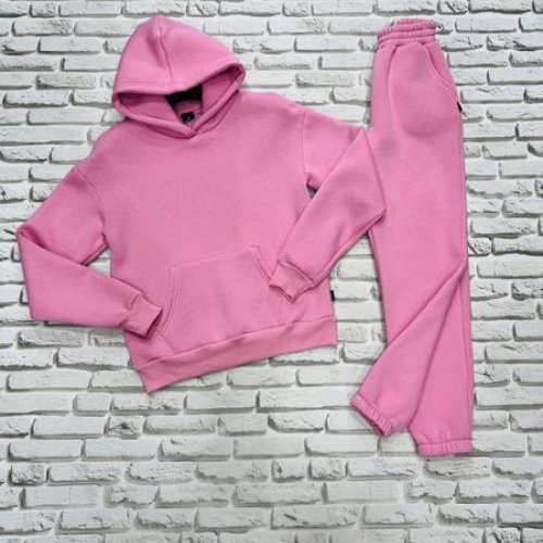 Костюм спорт Yulichka (S-L) F100 pink (зима) Yulichka F100 pink