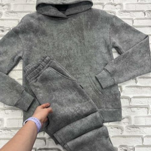 Костюм спорт Yulichka (S-L) F101 grey (зима) Yulichka F101 grey