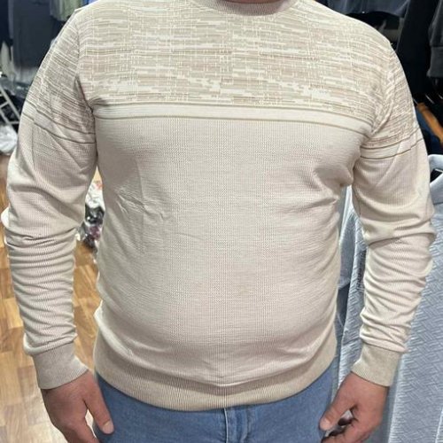 Свитер Vip Stendo (3XL-5XL) 243509 beige (деми) Vip Stendo 243509 beige