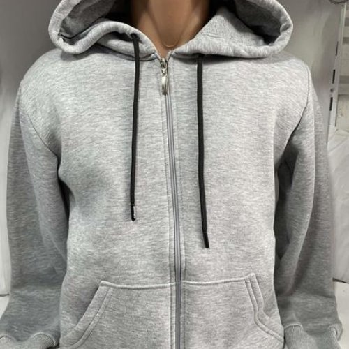 Кофта спорт Sabihina (M-3XL) SB384 l.grey (зима) Sabihina SB384 l.grey