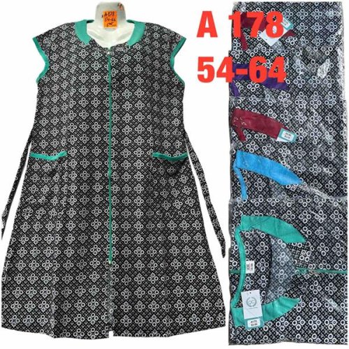 Халат HomeWear (54-64) A178 mix (лето) HomeWear A178 mix