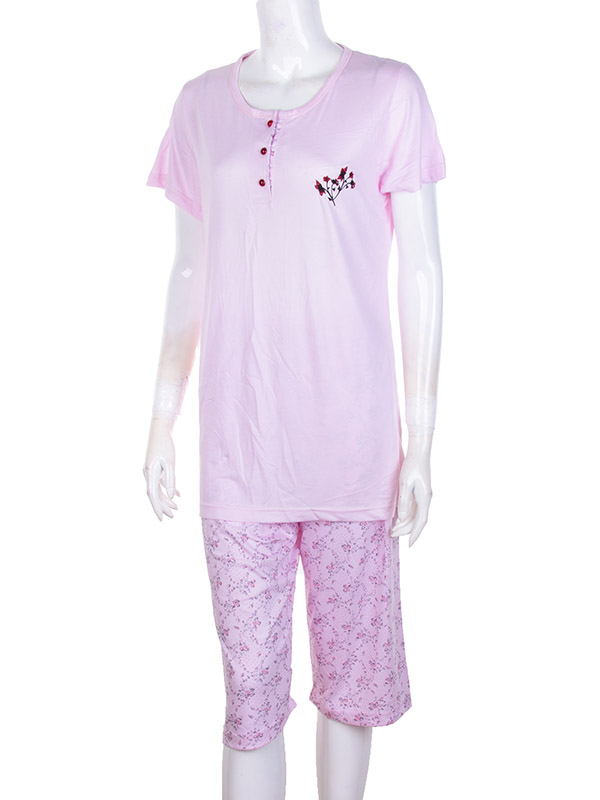 Пижама Obuv OK2 (XL-4XL) 6921 (04078) pink (лето)