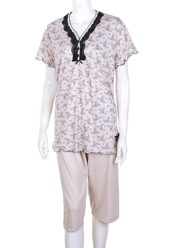 Пижама Obuv OK2 (XL-4XL) 6968 (04078) beige (лето)