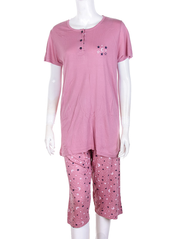 Пижама Obuv OK2 (XL-4XL) 6998 (04078) pink (лето)