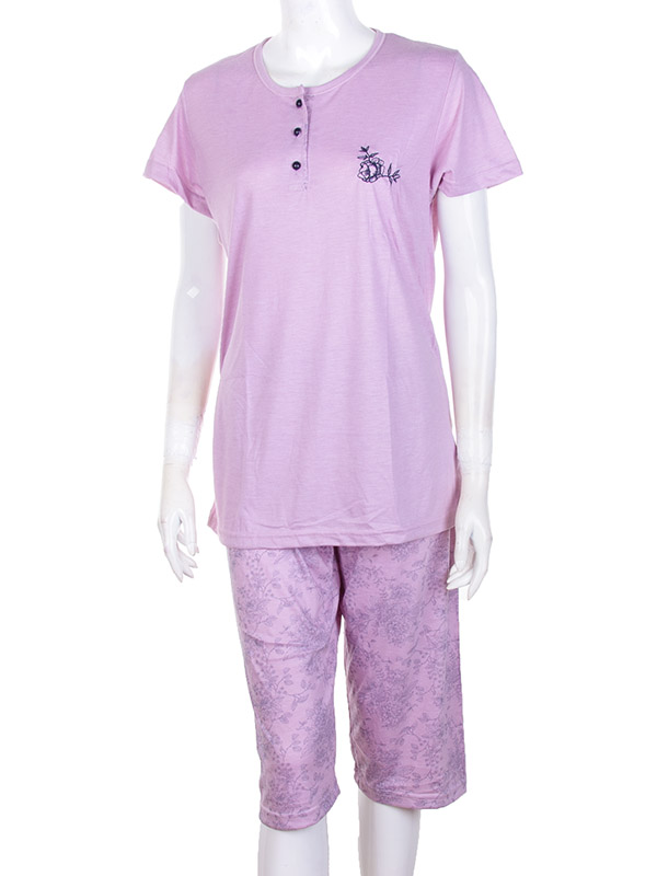 Пижама Obuv OK2 (XL-4XL) 6811 (04078) l.purple (лето)