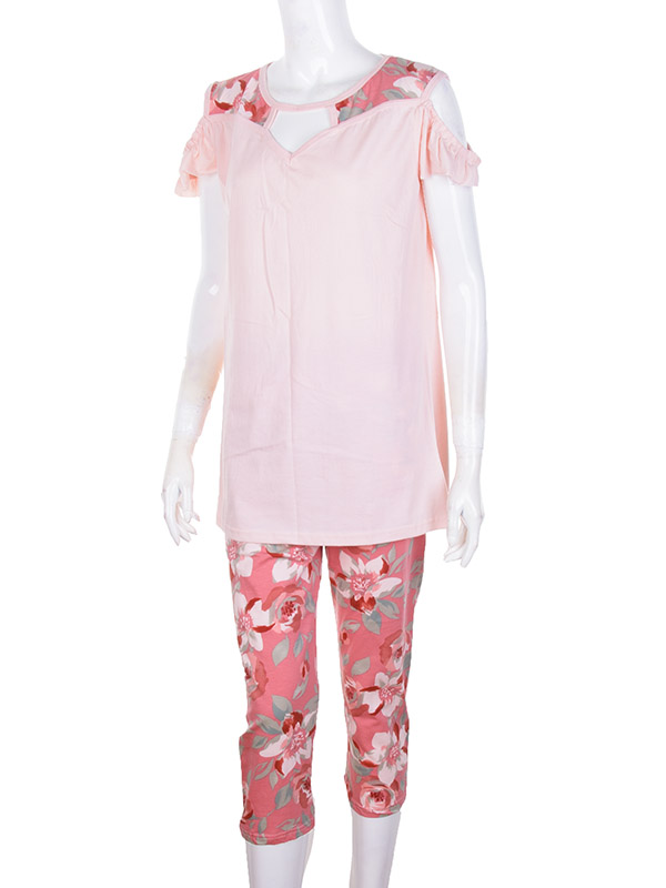 Пижама Obuv OK2 (2XL-4XL) 1602-003 (04062) pink ЗНИЖКА (деми)