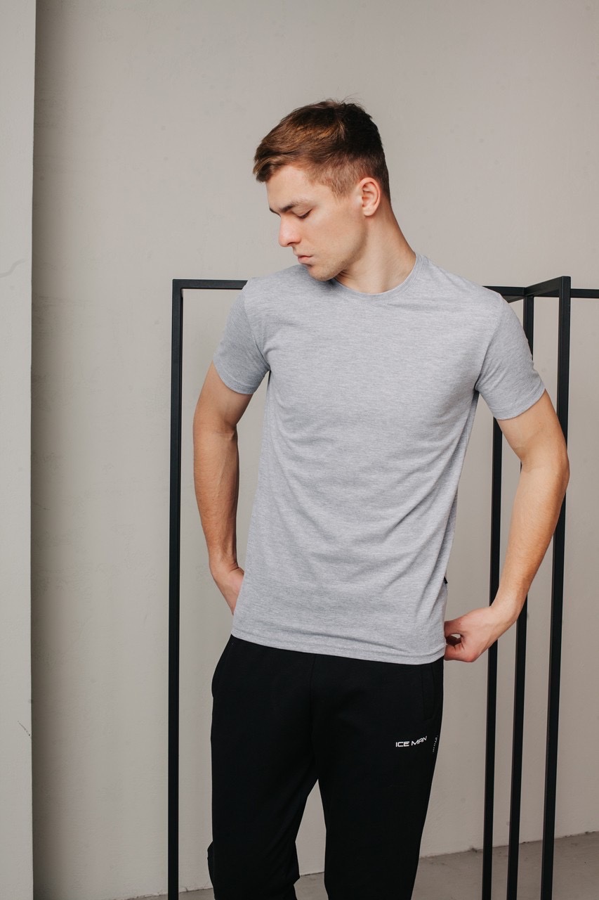 Футболка Sport style (M-XL) 8 grey (лето)