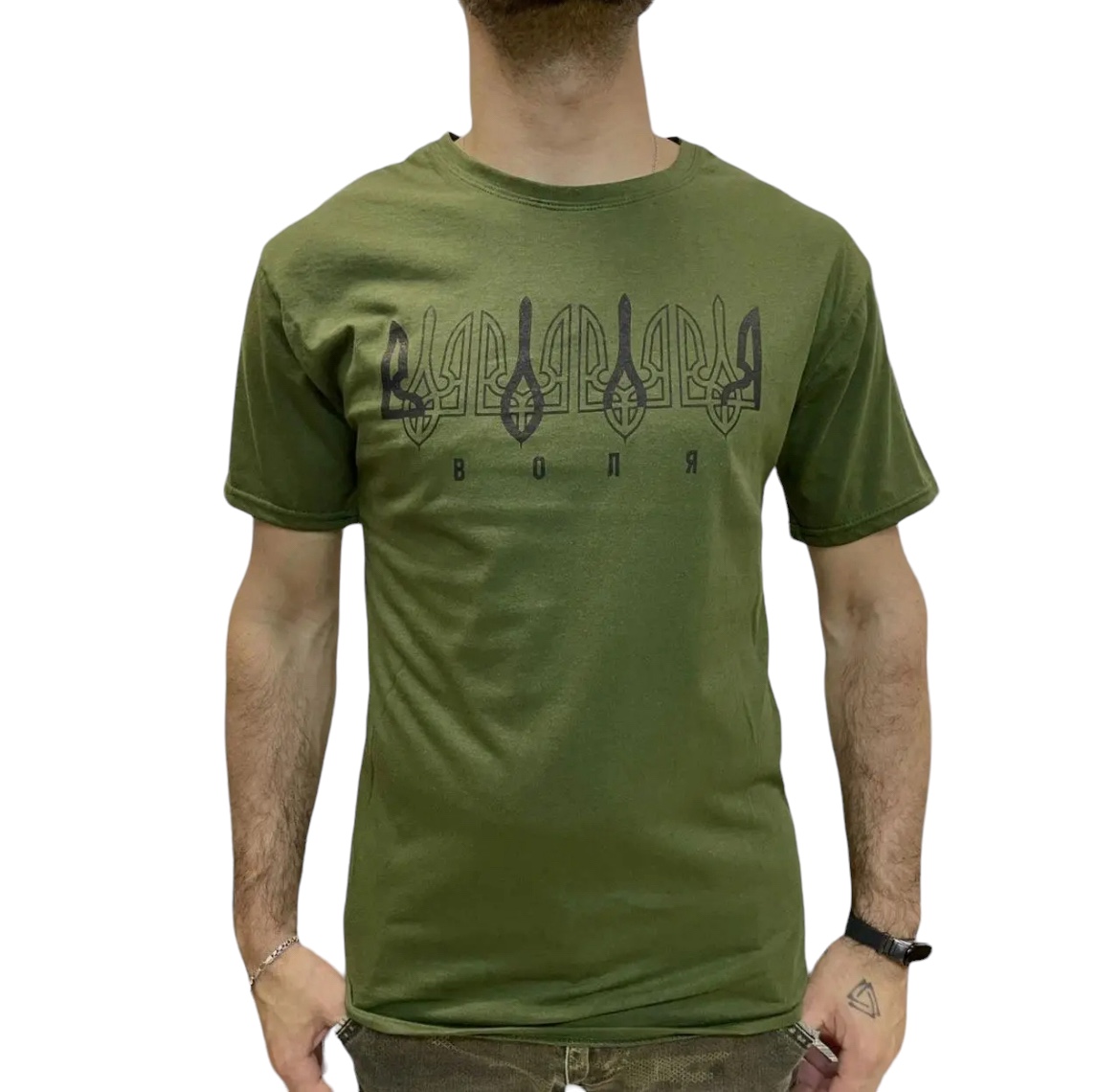 Футболка Madoka (M-3XL) 309 khaki (лето)